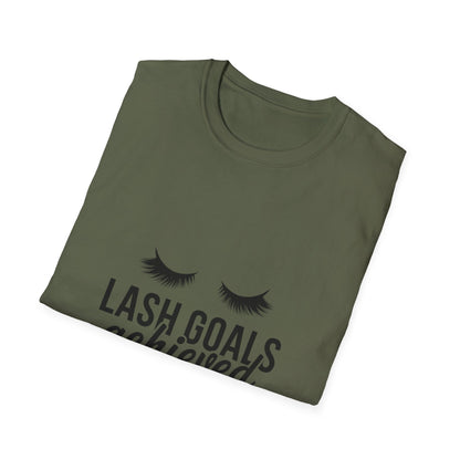 Mysterious Glam Eyelashes T-Shirt | Chic Beauty Fashion Tee | Unique Gift for Her | Stunning Dark Design