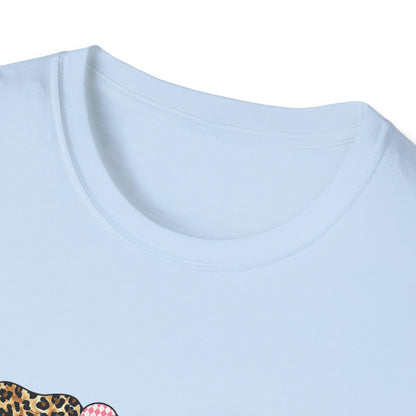 Edgy "Stupid Cupid" T-Shirt - Sarcastic Anti-Valentine's Day Tee with Retro Leopard & Glitter Patterns