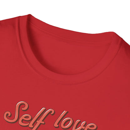 Awesome Self Love Club T-Shirt | Retro Heart Peace Sign Tee | Positive Vibes & Empowerment Gift