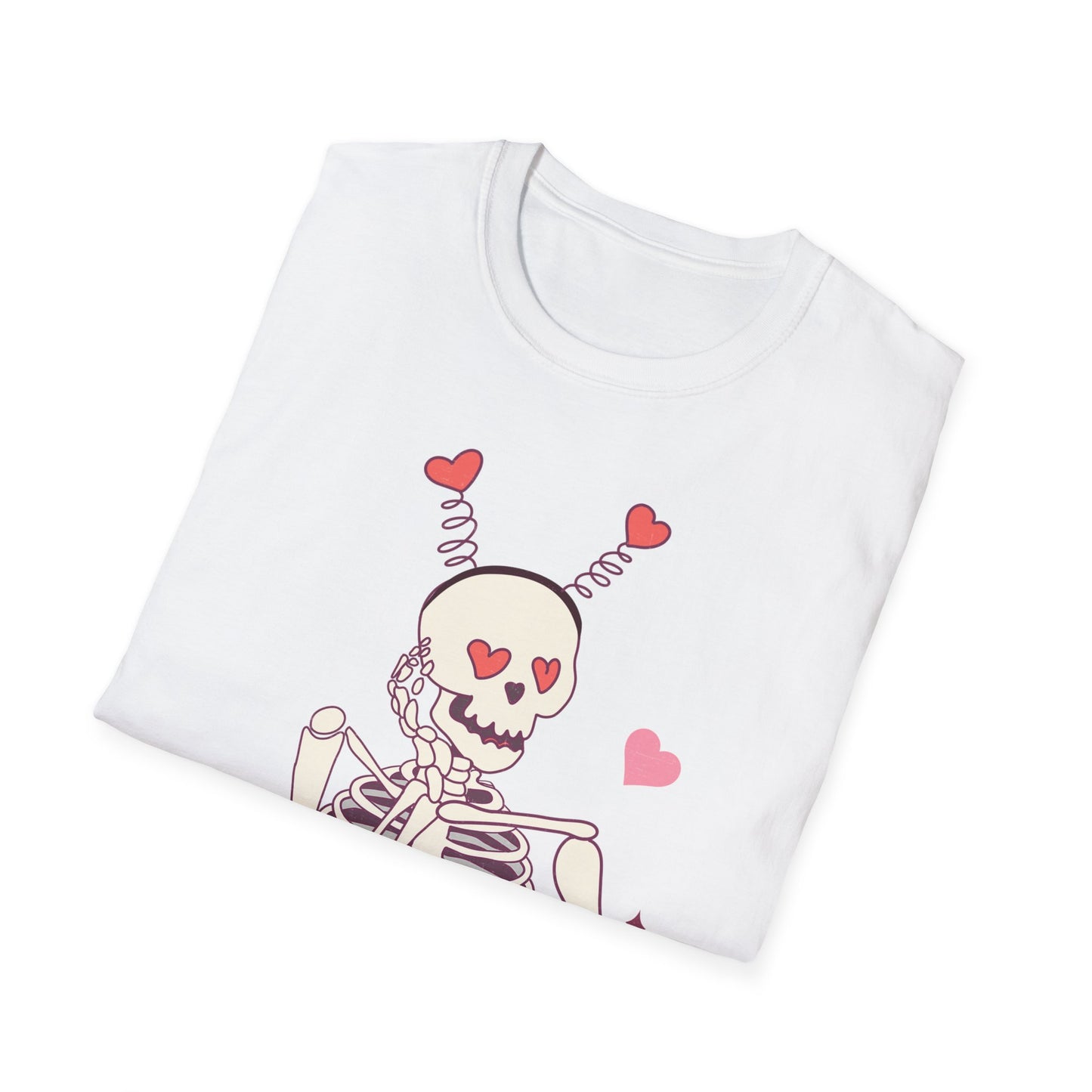 Spooky-Cute "Til We Are Ghosts" T-Shirt | Enduring Love Skeleton Tee | Romantic Anniversary Couple Gift