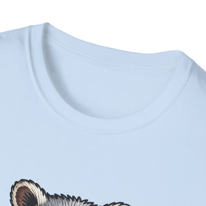 Adorable Raccoon "Snacks Are My Love Language" T-Shirt | Funny Foodie Animal Lover Tee | Ultimate Gift for Snack Enthusiasts