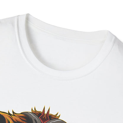 Fierce Mythic Cyber Warrior T-Shirt: Epic Japanese Beast Graphic Tee | Unleash Power & Style for Gamers & Streetwear