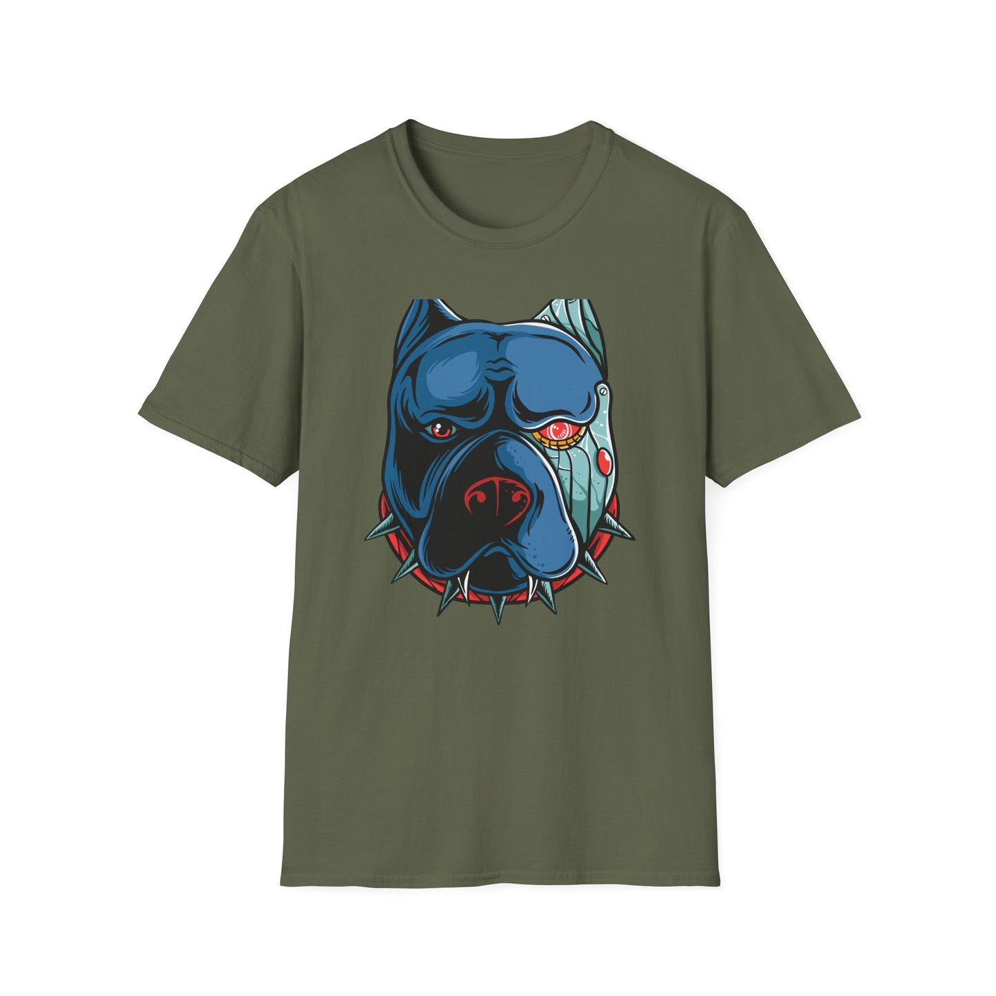 Epic Cyborg Pitbull T-Shirt | Futuristic Dog Lover Tee | Unleash Your Style with this Badass Cyberpunk Graphic