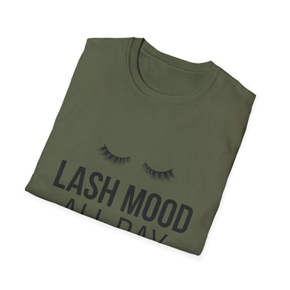 Fabulous Lash Mood All Day T-Shirt | Trendy Eyelash Lover & Lash Tech Tee | Ultimate Beauty Enthusiast Gift