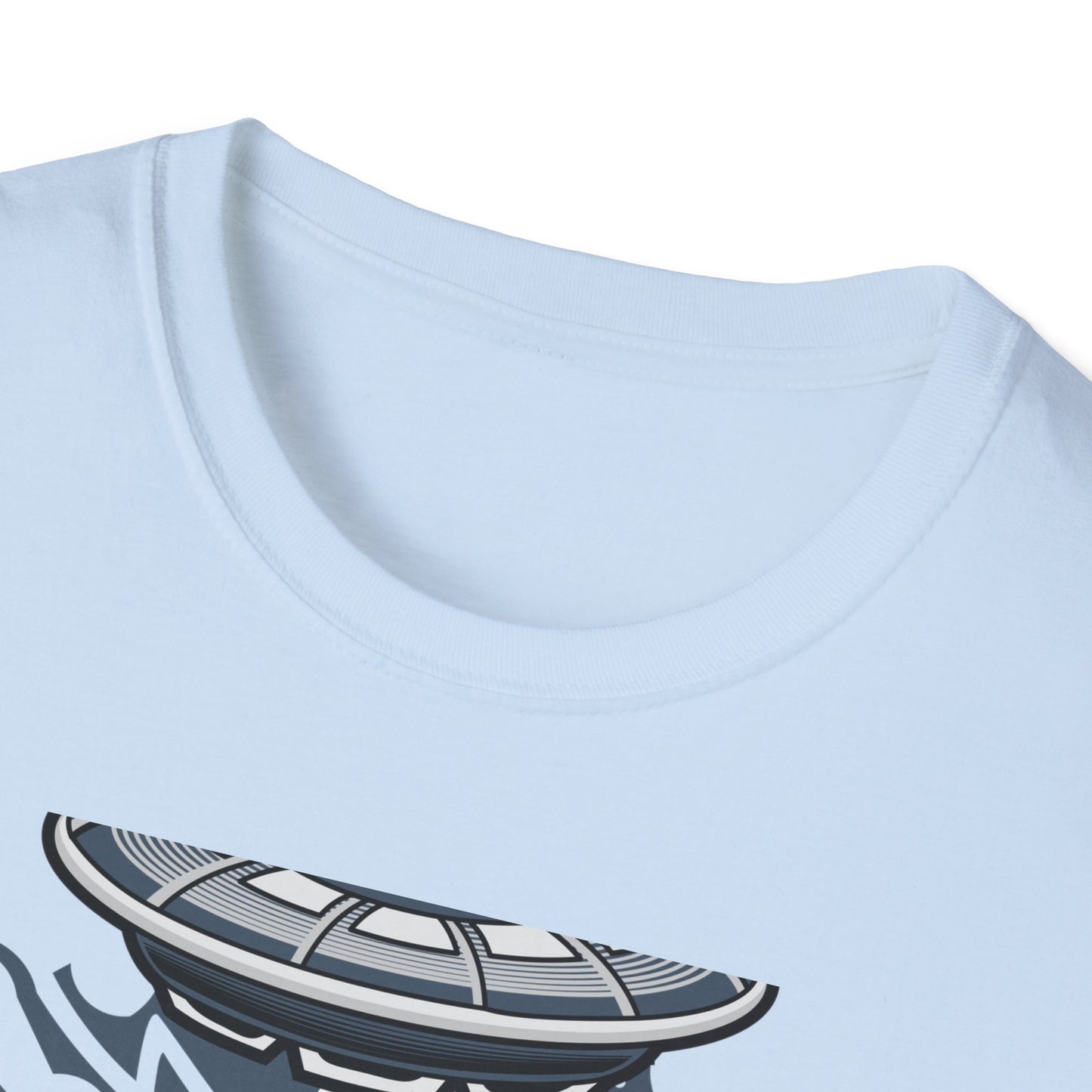Epic Alien Invasion Biker VW Beetle T-Shirt | Unique Sci-Fi Chopper Car Lover Gift Tee