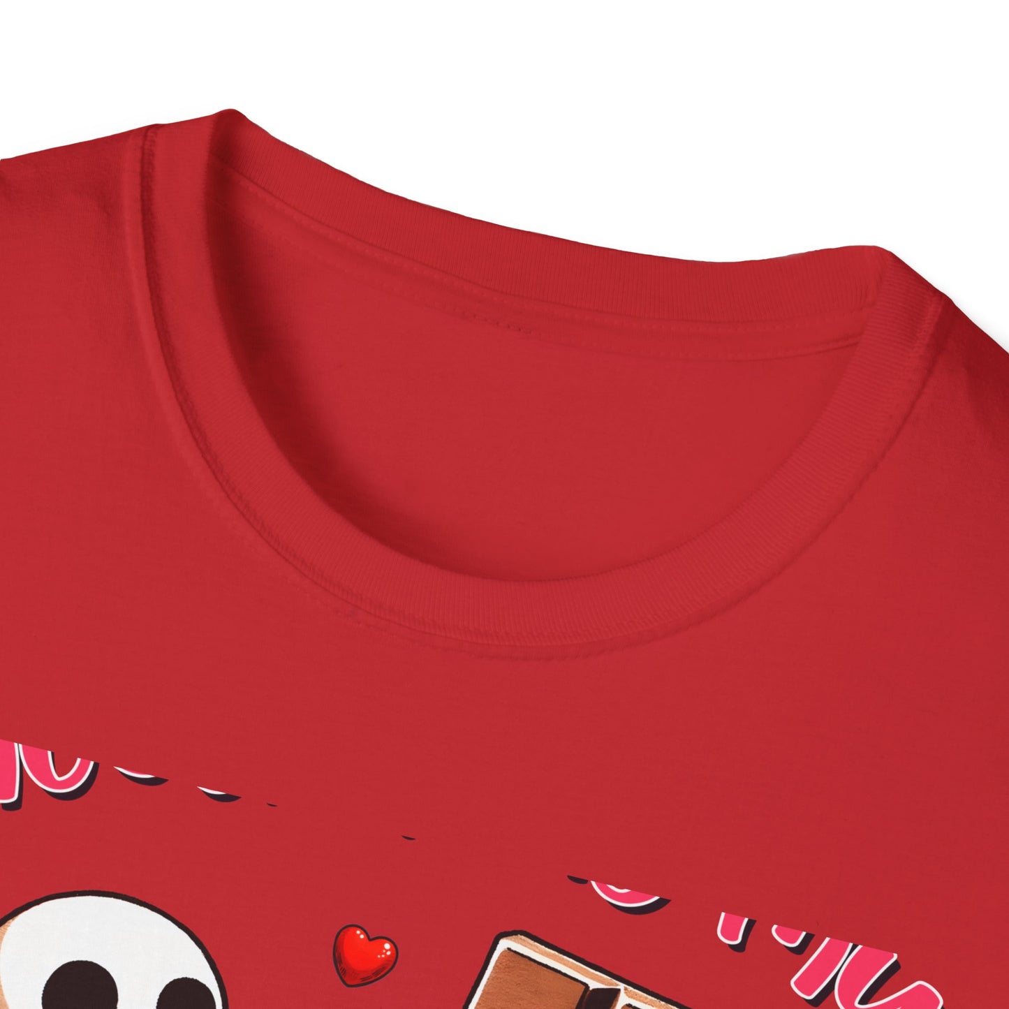 Funny Skeleton & Chocolate Valentine T-Shirt - Adorable 'Chocolate is My Valentine' Tee for Sweethearts & Singles