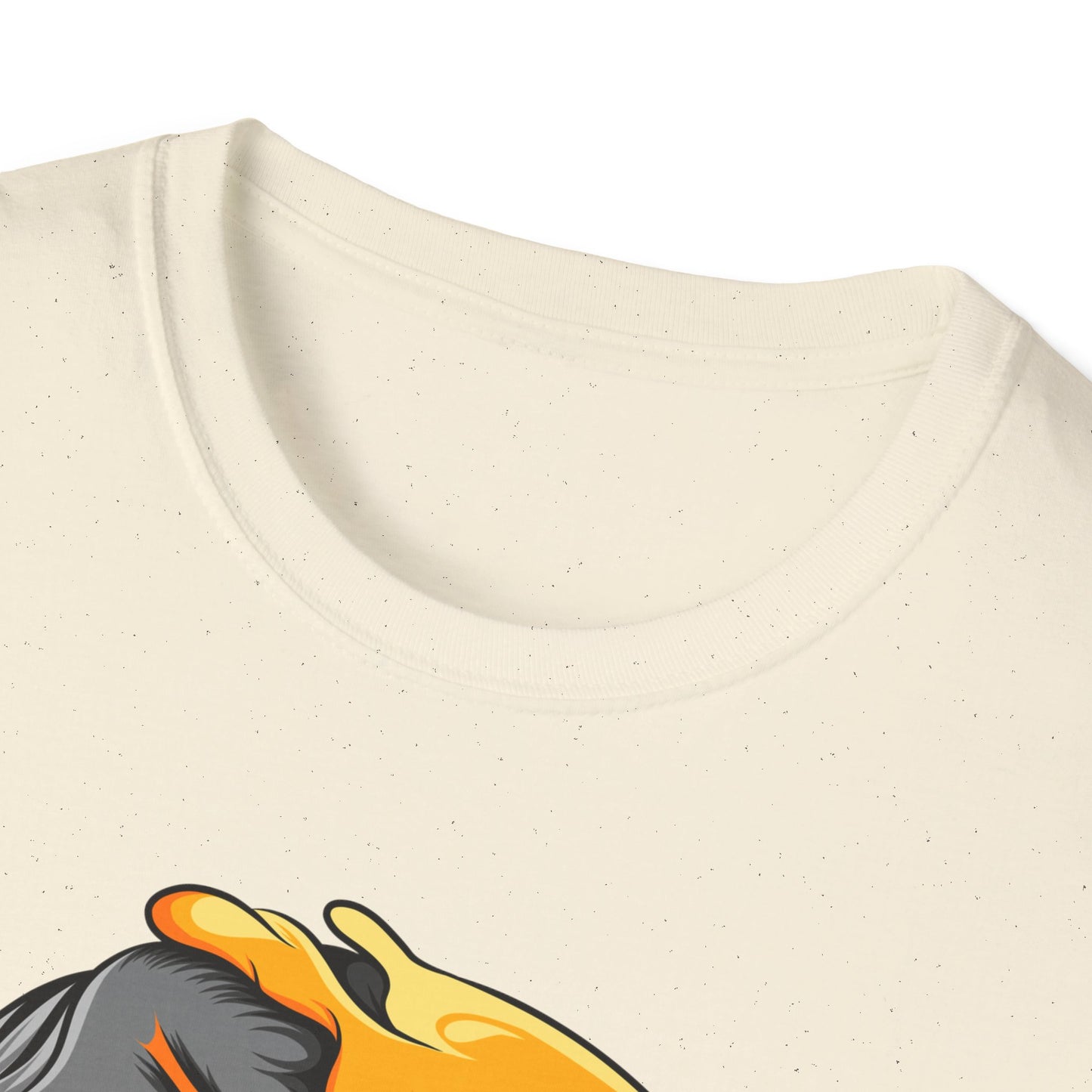 Bold Melting Emoji Skull T-Shirt | Unique Split Face Graphic Tee | Edgy Dual Personality Statement Top