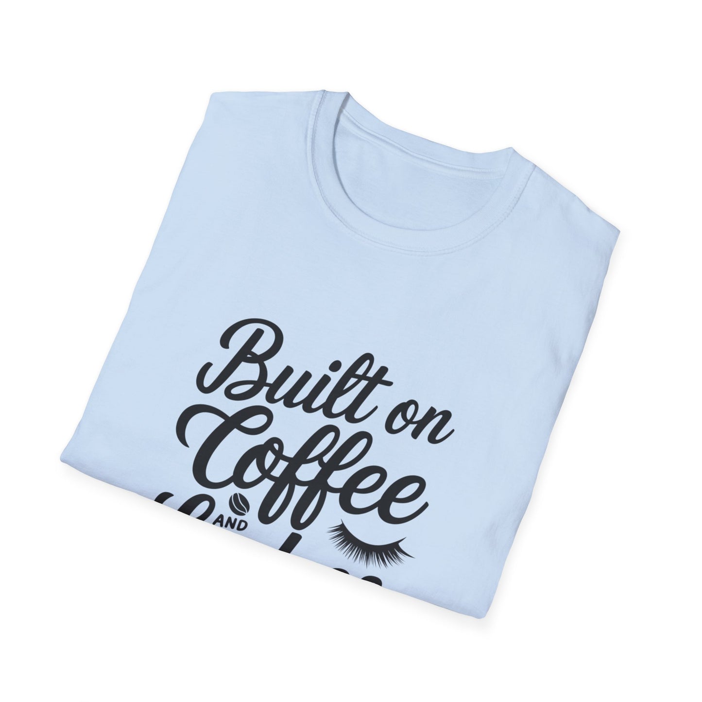 But First, Coffee & Lashes T-Shirt | Chic Morning Routine Tee for Her | Glam Caffeine Lover Top