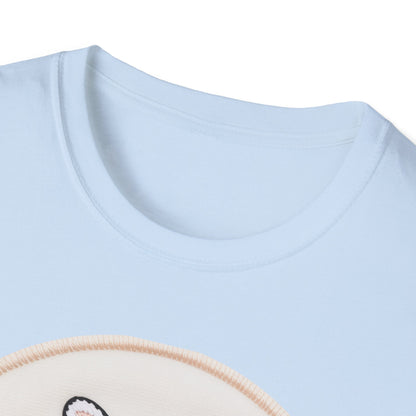 Charming Embroidered Raccoon T-Shirt - "Snack Time Is Mandatory" Cute Animal Lover & Foodie Tee