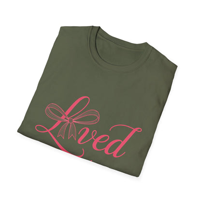 Inspiring 'Loved' John 3:16 Christian T-Shirt for Women - Beautiful Scripture Faith Tee Gift