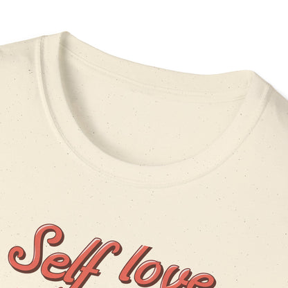 Awesome Self Love Club T-Shirt | Retro Heart Peace Sign Tee | Positive Vibes & Empowerment Gift