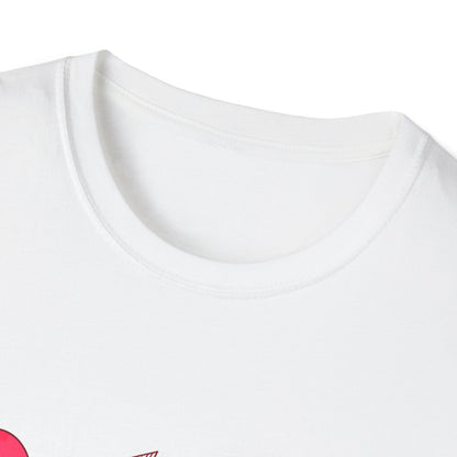 Charming Love Vibes T-Shirt | Trendy Valentine's Day Hearts, Plaid & Leopard Print Tee for Women