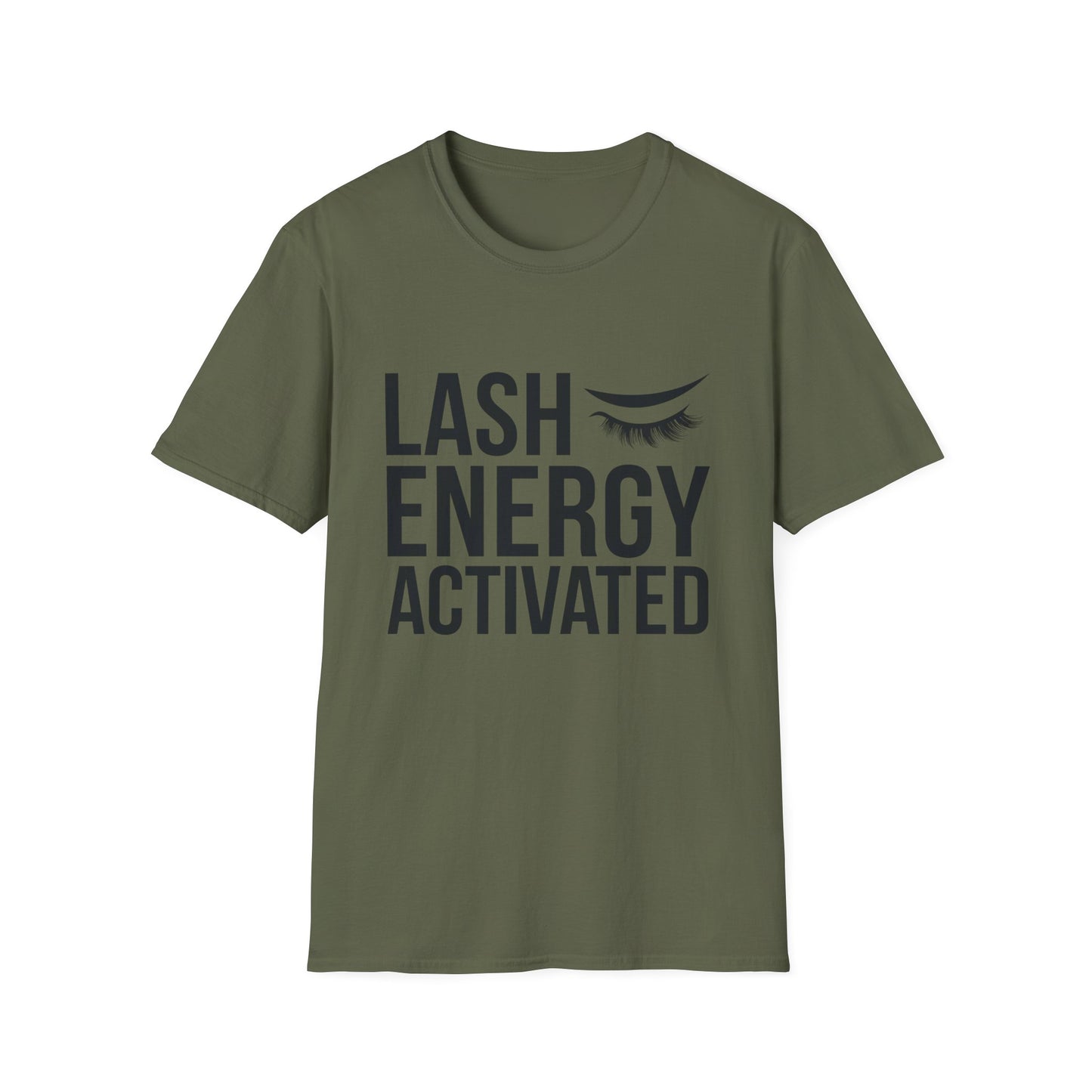 Lash Energy Activated T-Shirt | Empowering Eyelash Lover & Lash Tech Tee | Ultimate Beauty Fan Gift