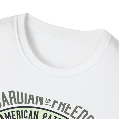 Bold Guardian of Freedom American Patriotism T-Shirt - Majestic Eagle 'Freedom Is Not Free' USA Graphic Tee for Proud Americans