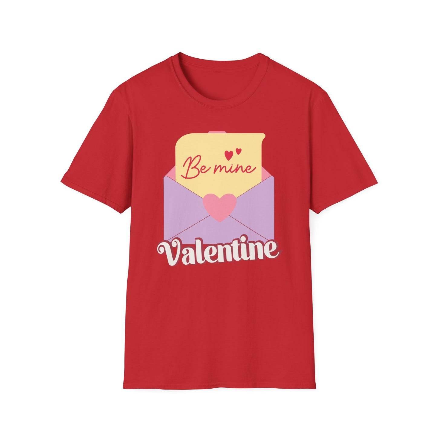 Charming 'Be Mine' Valentine T-Shirt | Adorable Love Letter Tee | Perfect Gift for Sweethearts & Couples | Romantic Apparel
