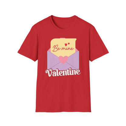Charming 'Be Mine' Valentine T-Shirt | Adorable Love Letter Tee | Perfect Gift for Sweethearts & Couples | Romantic Apparel