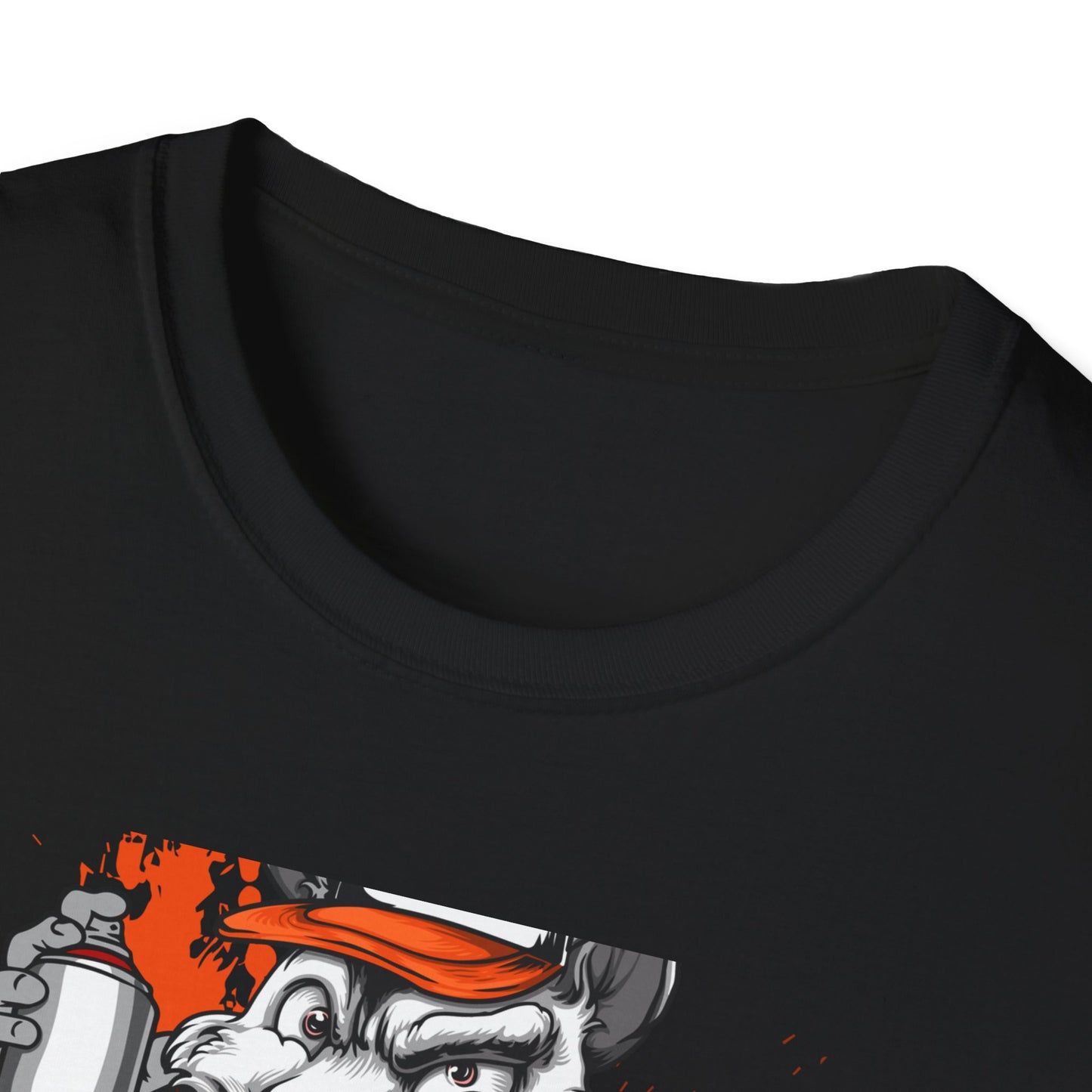 Unleash Your Inner Rebel: Epic Graffiti Rat T-Shirt - Bold Street Art Rodent Design with Spray Can for Urban Style