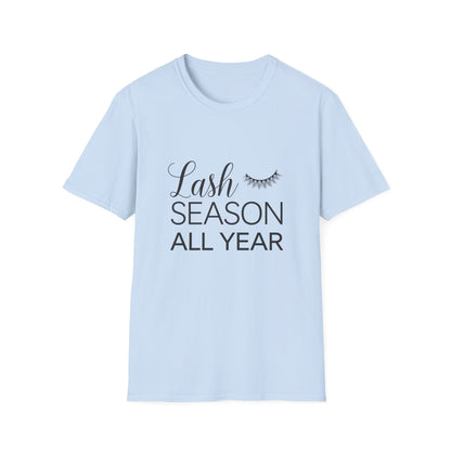 Ultimate Lash Season All Year T-Shirt | Trendy Esthetician & Beauty Lover Tee | Fabulous Eyelash Design Gift