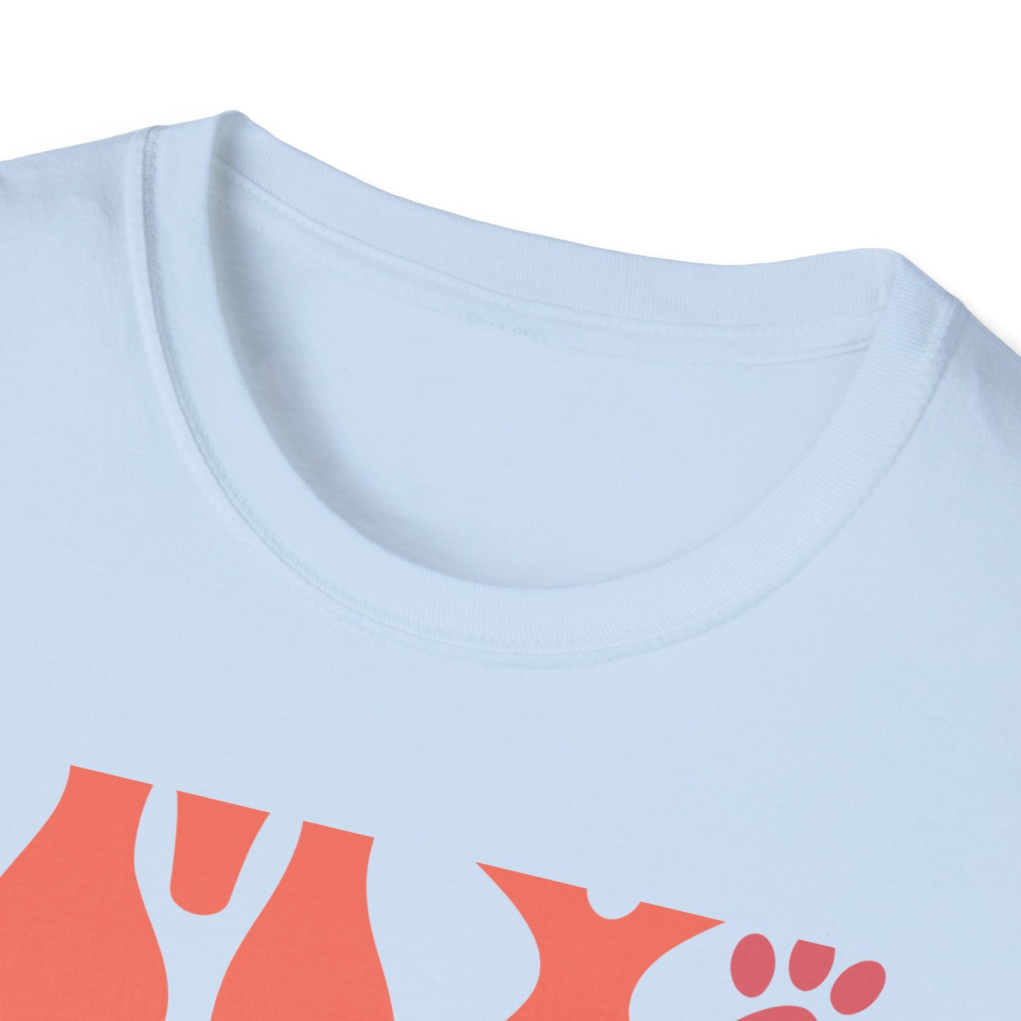 My Valentine Has Paws T-Shirt | Groovy Retro Pet Lover Tee | Adorable Dog Mom Cat Owner Gift