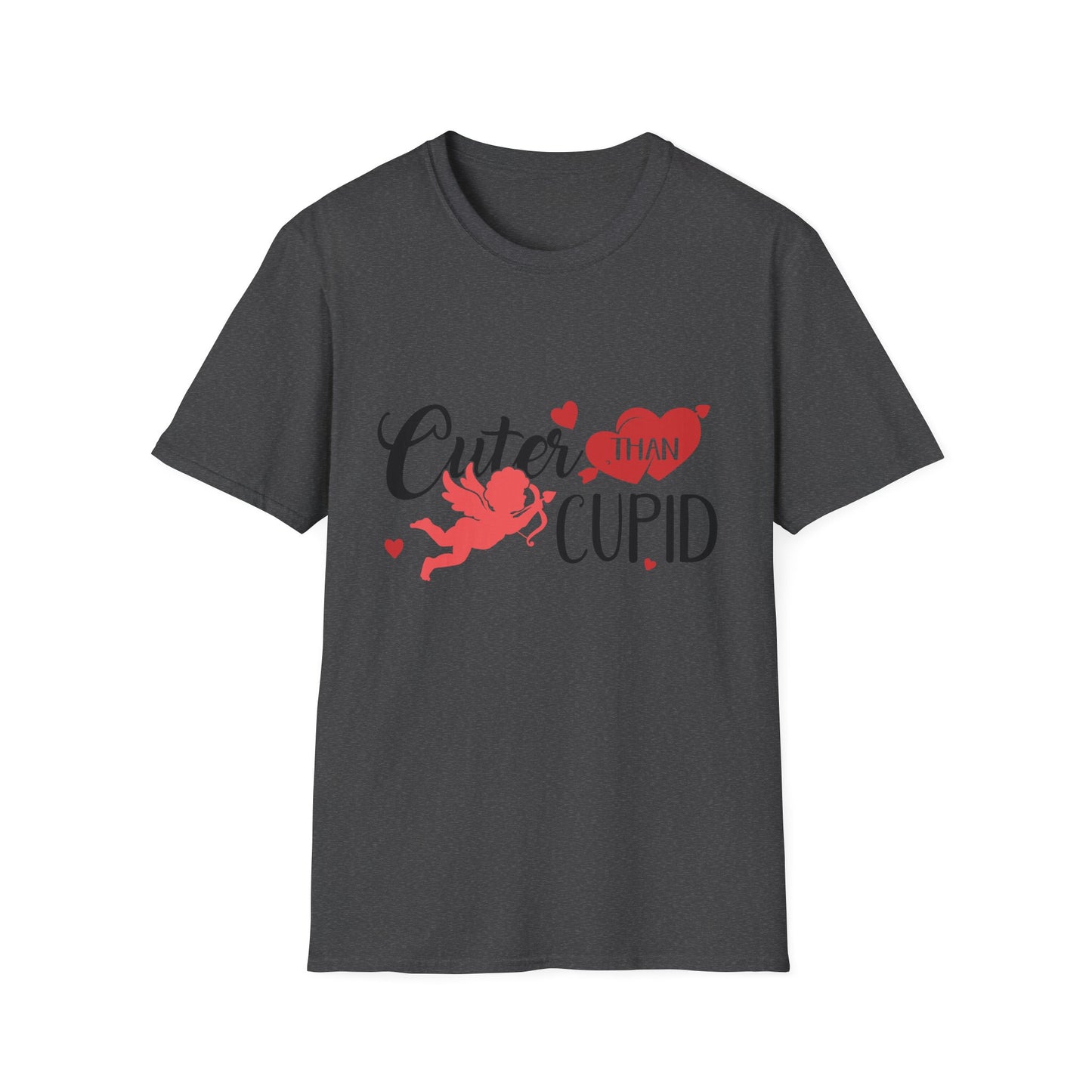 Love You More Than Abstract Funny T-Shirt | Unique Cupid Hearts Valentine's Day Tee | Romantic & Humorous Gift