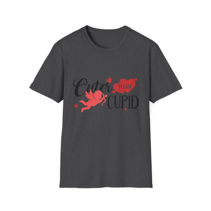 Love You More Than Abstract Funny T-Shirt | Unique Cupid Hearts Valentine's Day Tee | Romantic & Humorous Gift