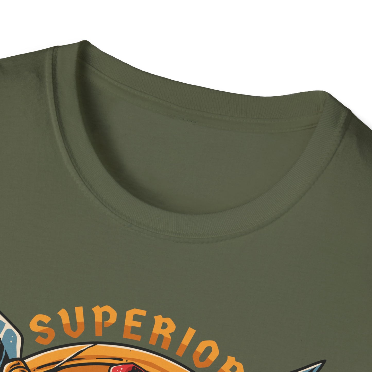 Superior Spartan Warrior T-Shirt: Epic Greek Helmet & Spears Design - Unleash Your Inner Strength