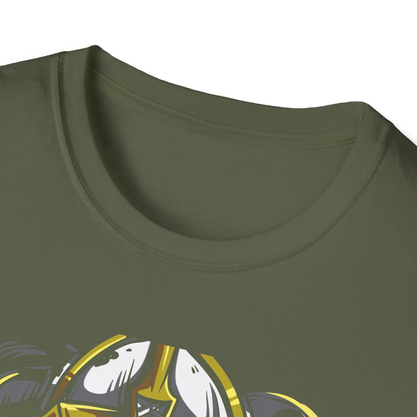 Majestic Viking T-Shirt: Legendary Norse Warrior with Golden Horned Helmet & Braided Beard - Epic Men's Tee Gift