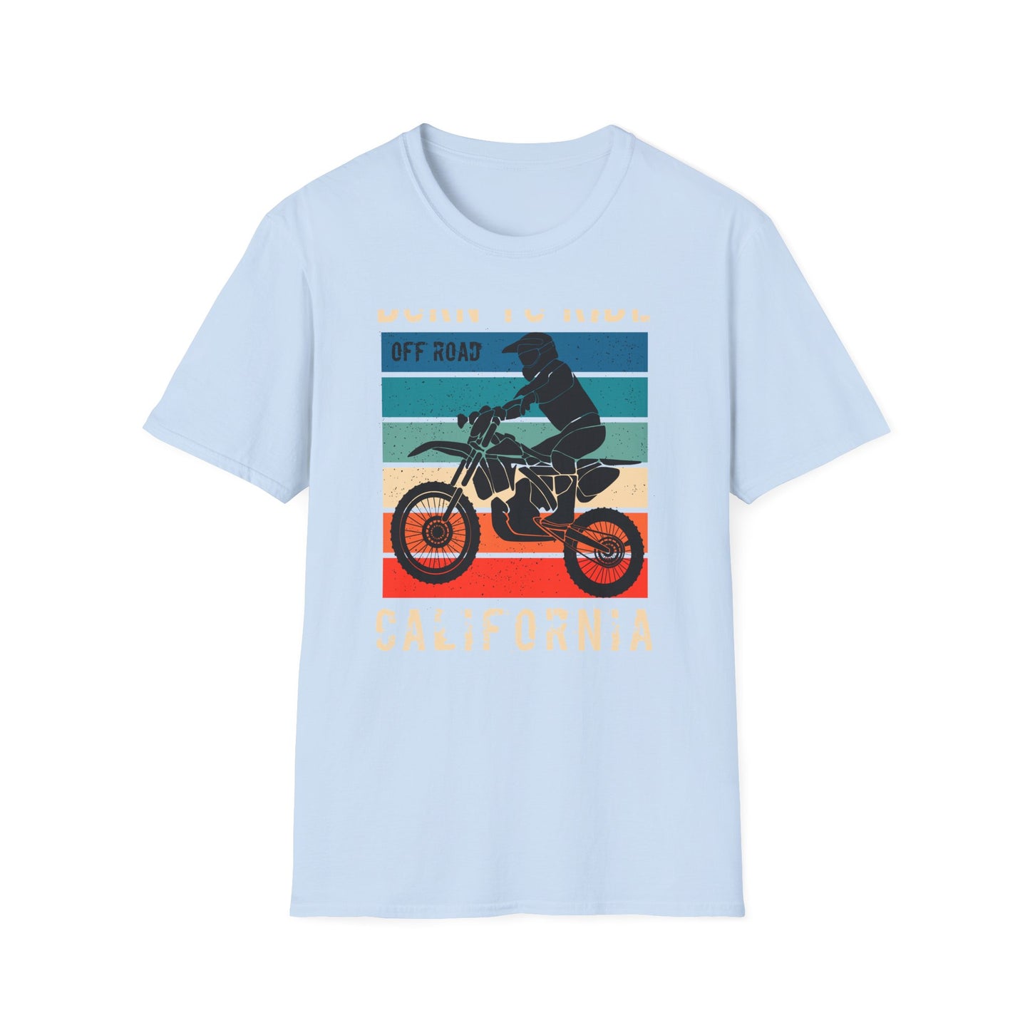 Ultimate Born to Ride Off Road California Motocross T-Shirt | Vintage Dirt Bike Rider Tee | Adventure Awaits!