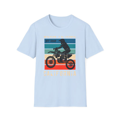 Ultimate Born to Ride Off Road California Motocross T-Shirt | Vintage Dirt Bike Rider Tee | Adventure Awaits!
