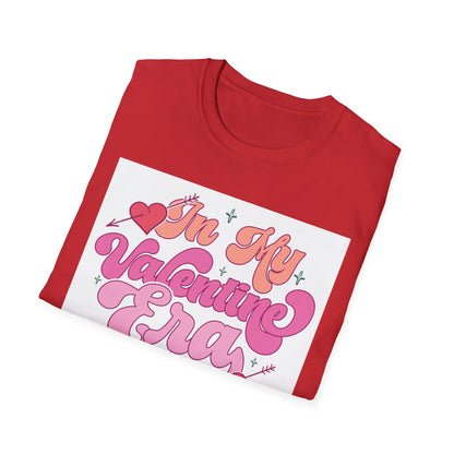 Adorable "In My Valentine Era" T-Shirt | Retro Groovy Love Heart Tee for Women & Girls | Trendy Valentine's Day Gift