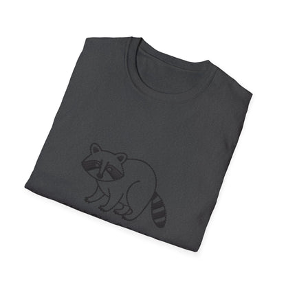 Adorable Raccoon 'Snack Goals' T-Shirt | Funny Foodie Animal Lover Tee | Ultimate Cozy Gift for Snack Enthusiasts