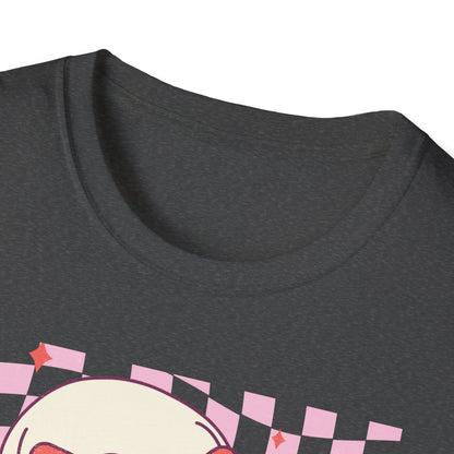 Groovy Skeleton T-Shirt: "If I Had Feelings They'd Be For You" - Funny Retro Love Tee with Heart Glasses