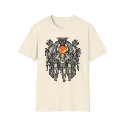 Majestic Divine Sun Bearer T-Shirt | Regal Classical Art Tee | Unique Statement Graphic for Art Lovers & Seekers of Power