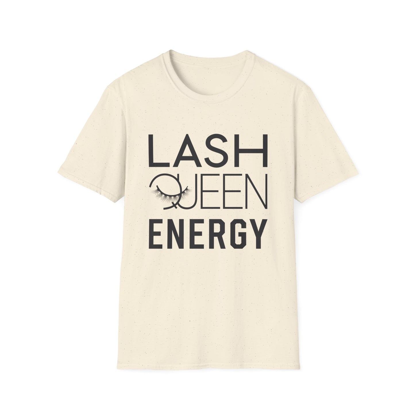 Empowering Lash Queen Energy T-Shirt - Chic Eyelash Design Tee for Beauty Lovers & Lash Techs