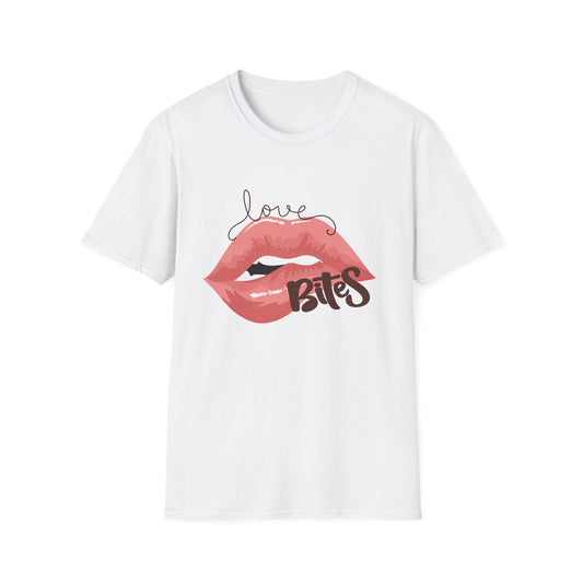 Irresistible Love Bites Lips T-Shirt | Trendy Women's Graphic Tee | Fierce & Chic Statement Top for Her
