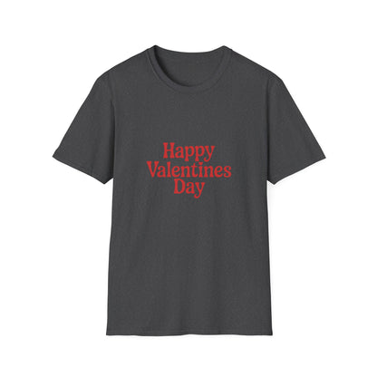 Charming Happy Valentines Day T-Shirt | Sweet Retro Love Tee with Heart 'i' | Perfect Romantic Gift Idea