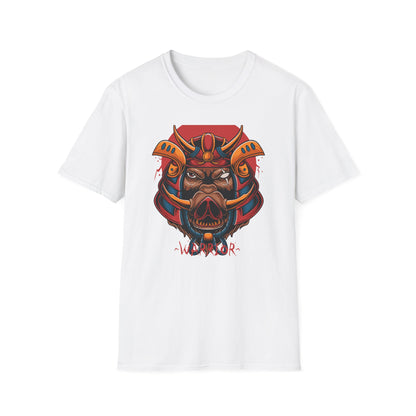 Fierce Samurai Boar Warrior T-Shirt - Epic Japanese Style Animal Tee for Bold Men & Women | Unleash Spirit