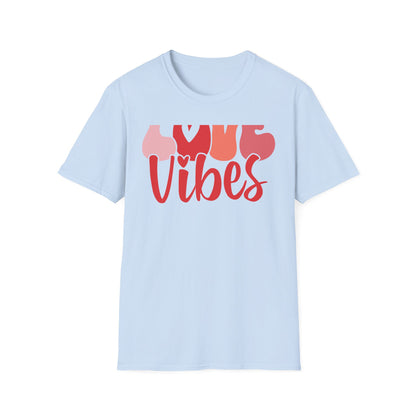 Groovy LOVE Vibes T-Shirt for Women | Trendy Retro Heart Tee | Spread Positivity & Style | Perfect Valentine's Day Gift