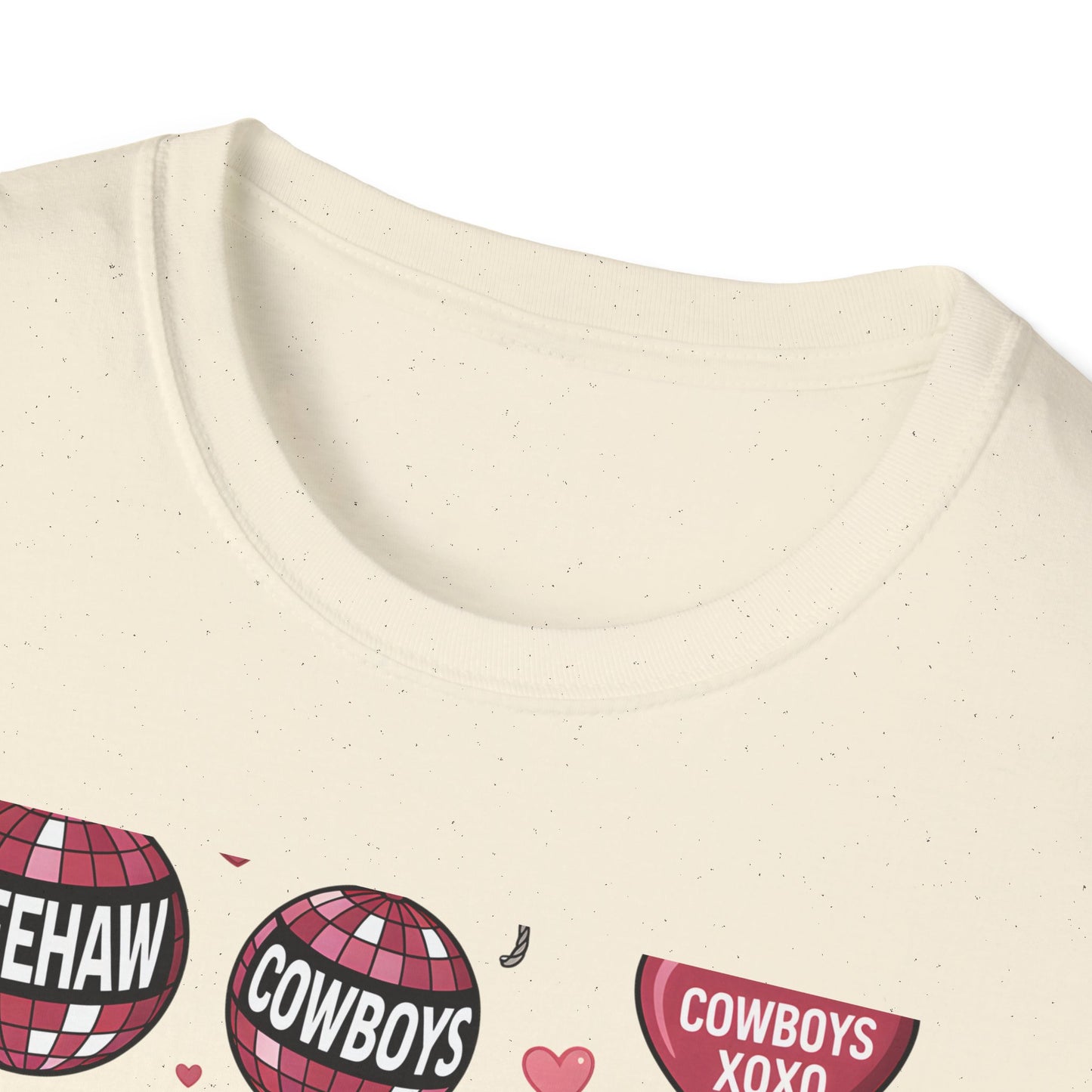 Howdy Valentine Cowboy T-Shirt | Sweet Western Love & YEEHAW Disco Heart Tee for Her | Unique Valentine's Day Gift