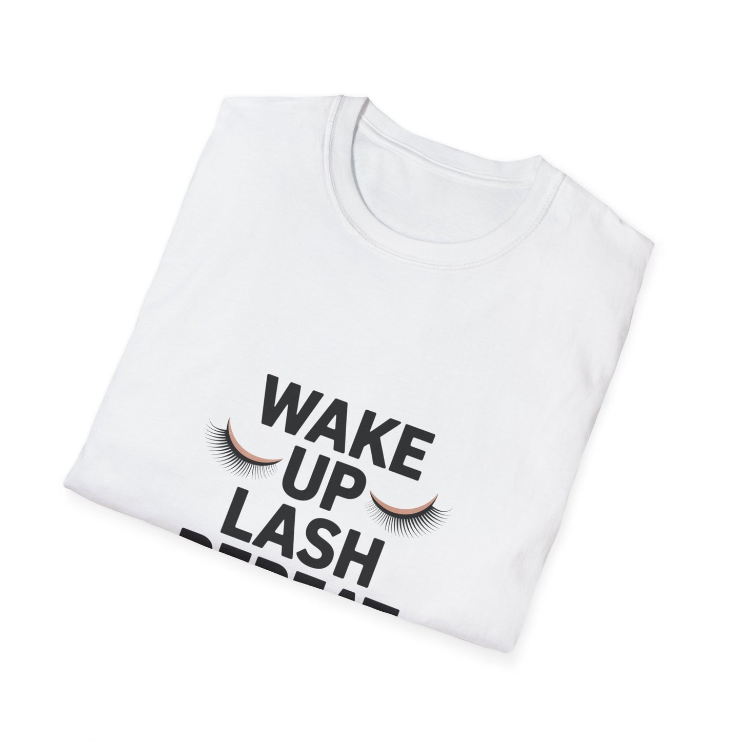 Wake Me Up For Beauty T-Shirt | Dreamy Lashes Graphic Tee | Chic Self-Care Fashion for Her