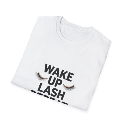 Wake Me Up For Beauty T-Shirt | Dreamy Lashes Graphic Tee | Chic Self-Care Fashion for Her