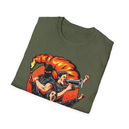 Bold Uprising Protest T-Shirt | Revolutionary Activism Tee | Ignite Change & Raise Your Voice | Freedom Fighter Apparel