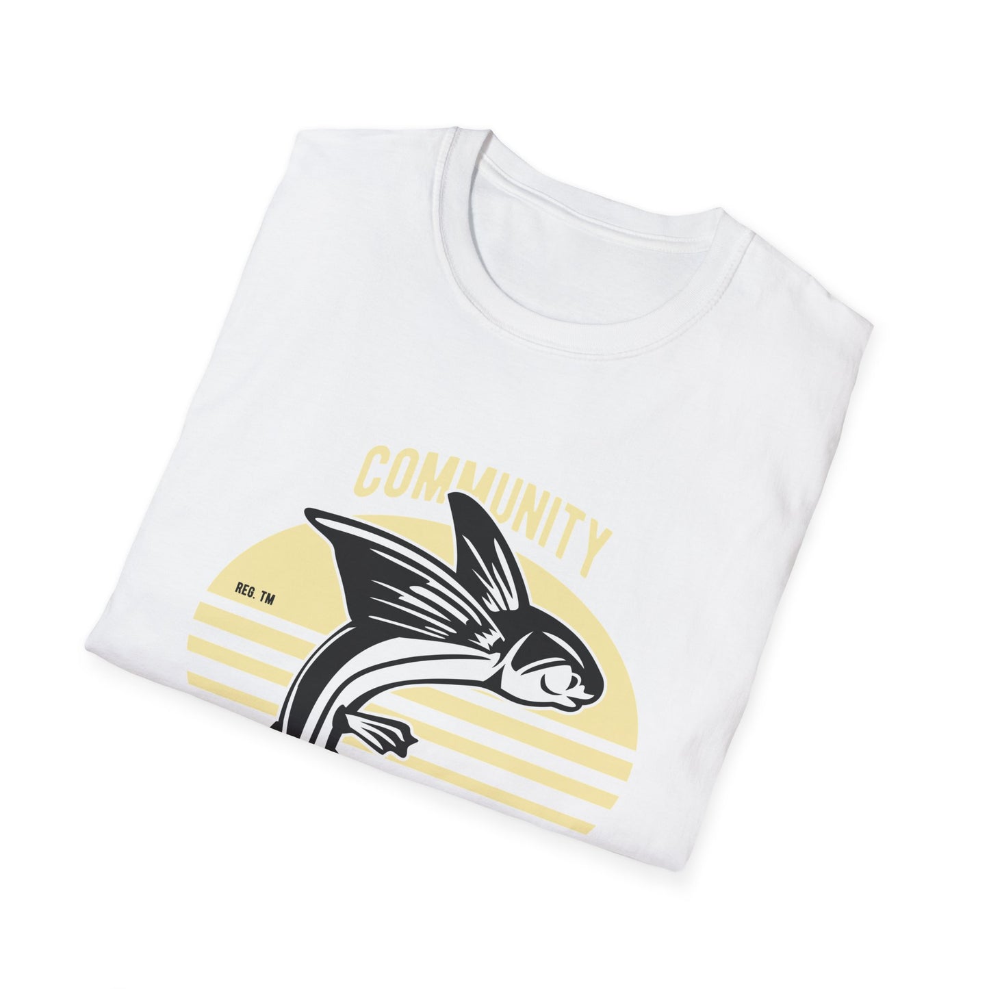 Classic Fishing Contest Community T-Shirt | Just Relax Let's Go Fishing Tee | Retro Jumping Fish Angler Apparel Gift