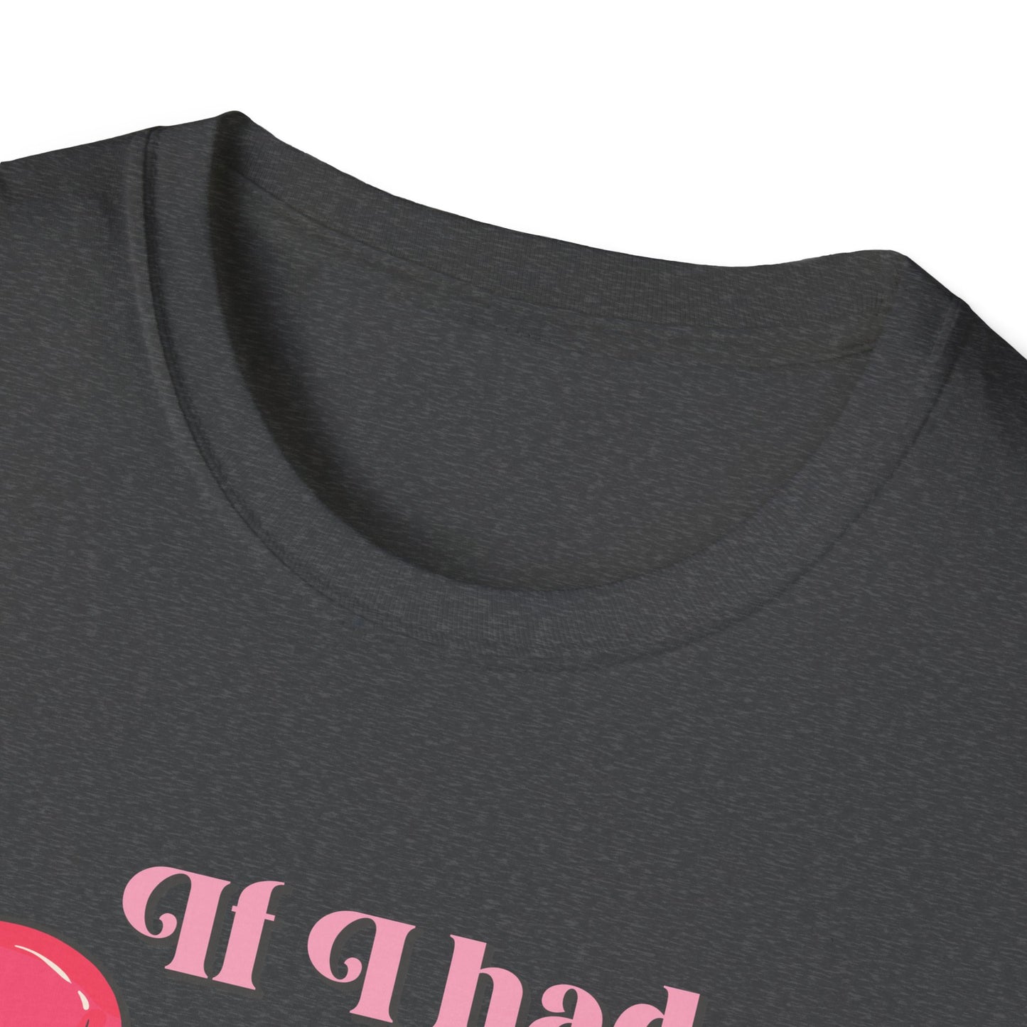 Edgy Romantic Skull T-Shirt | "If I Had Feelings They'd Be For You" Pastel Goth Love Tee | Unique Valentine's Gift