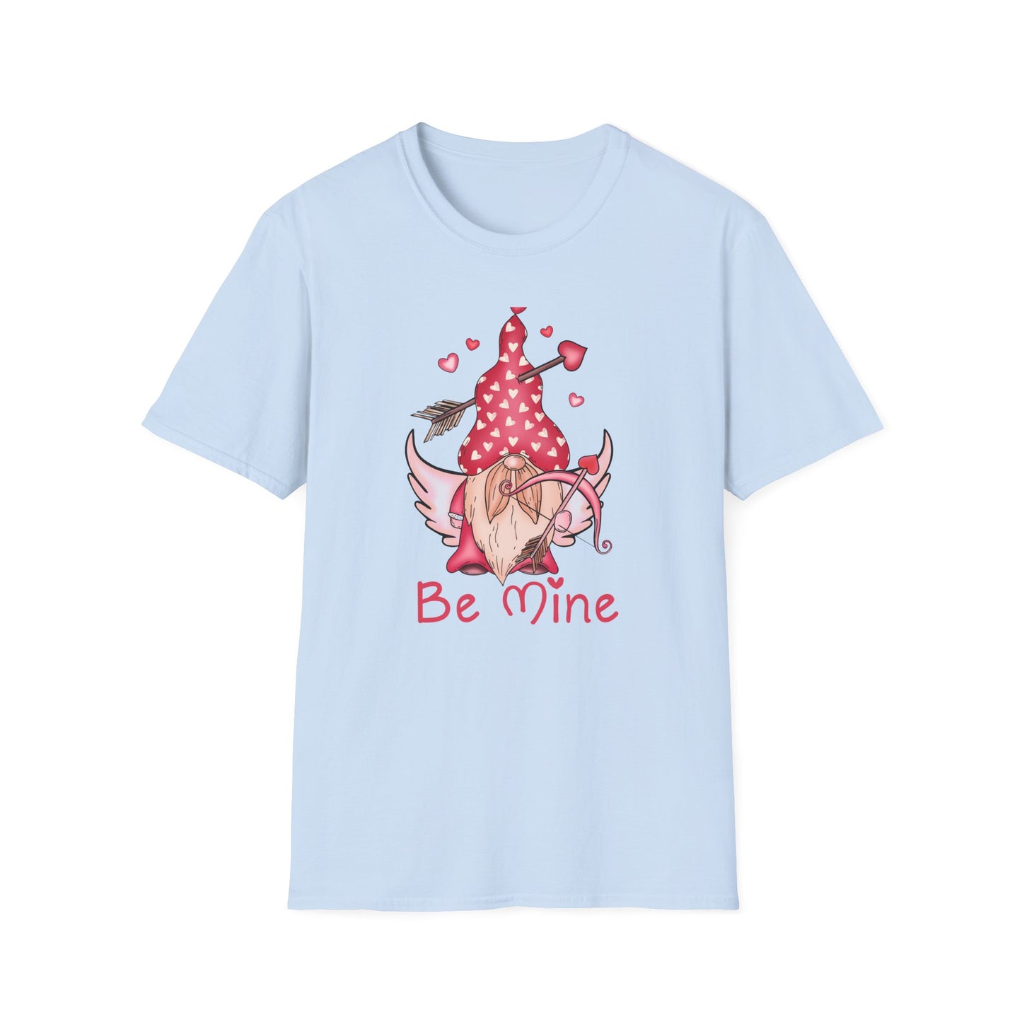 Adorable Valentine's Gnome T-Shirt - Cupid "Be Mine" Love Tee | Sweet Romantic Gift for Her & Him