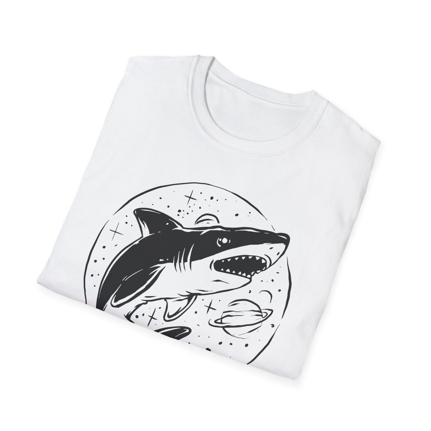 Epic Cosmic Shark T-Shirt | Stellar Space Ocean Graphic Tee | Unique Marine Life Apparel Gift