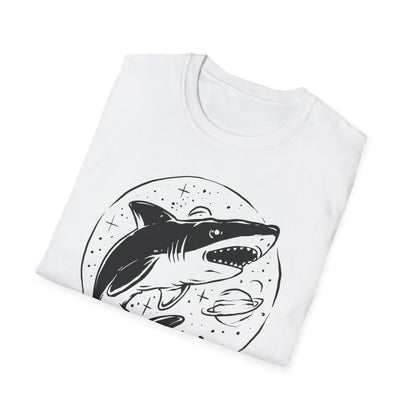 Epic Cosmic Shark T-Shirt | Stellar Space Ocean Graphic Tee | Unique Marine Life Apparel Gift