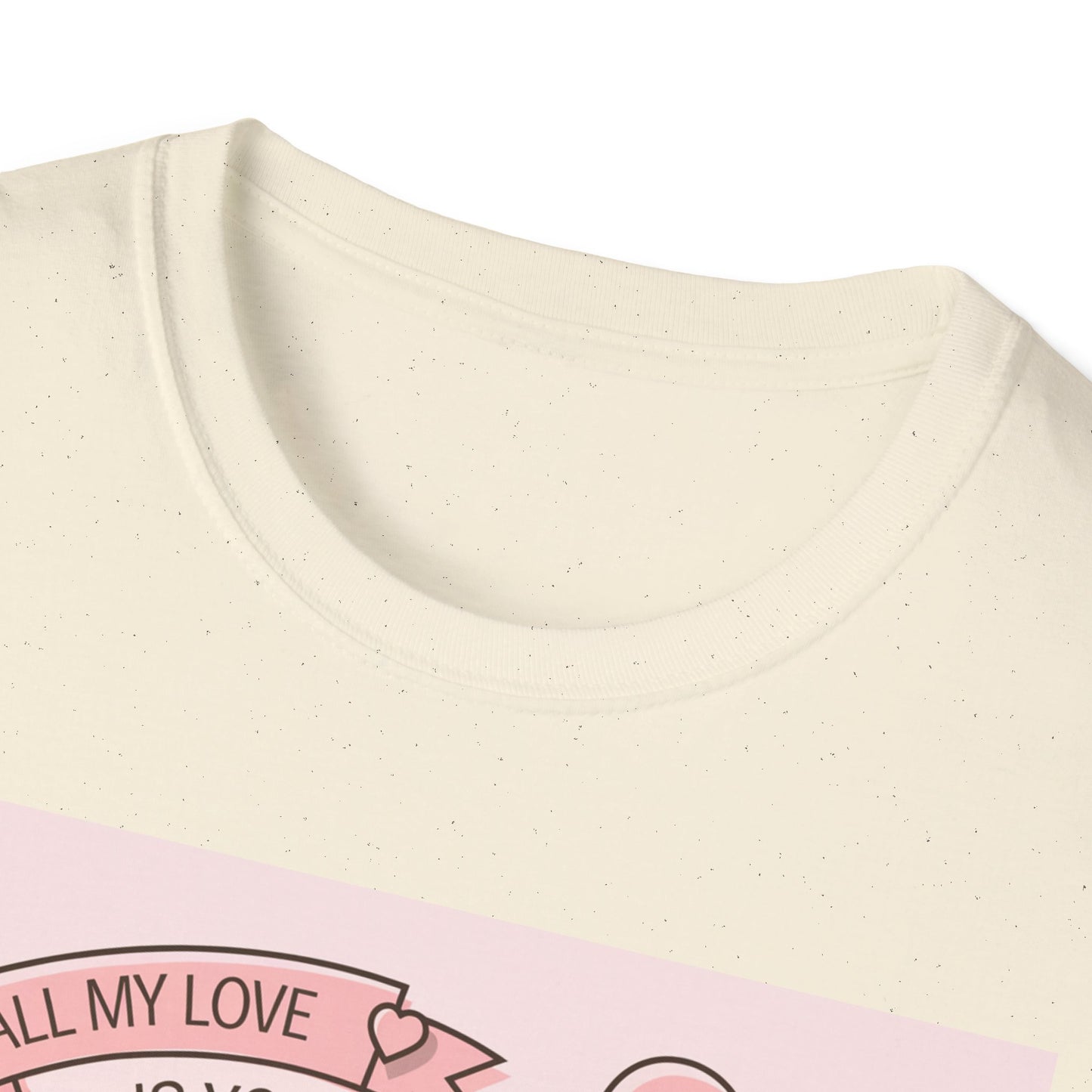 Charming 'All My Love Is Yours' Valentine's Day T-Shirt | Heart Balloon & Gift Boxes Tee | Romantic Gift Apparel