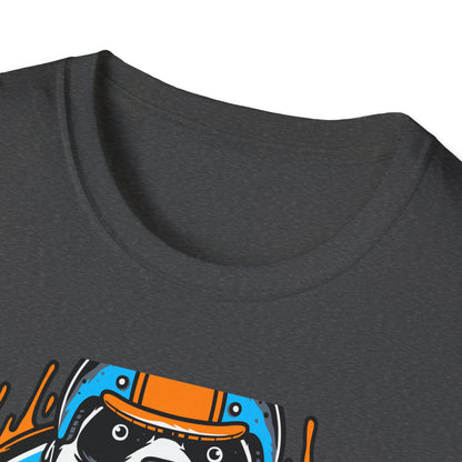 Epic Panda Biker T-Shirt! Cool Motorcycle Riding Animal Graphic Tee. Vibrant, Unique & Fun for Riders & Panda Lovers. Must-Have!