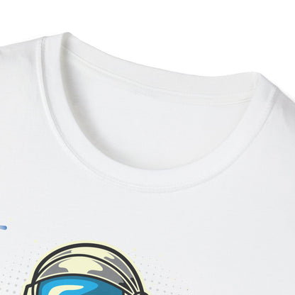 Radical Astronaut Skateboard T-Shirt | Awesome Space Skater Graphic Tee for Sci-Fi & Skate Fans | Unisex Stellar Design